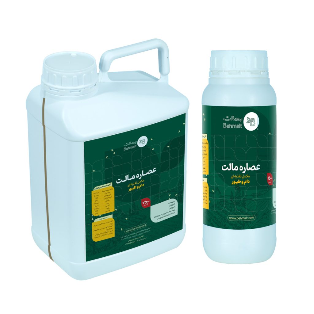 عصاره مالت اسب مکمل خوراکی مایع و گیاهی از جو جوانهزده